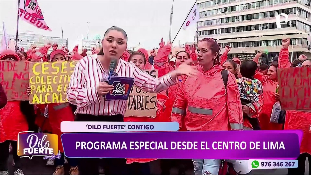 Trabajadoras de limpieza del municipio de Lima denuncian despido arbitrario: “El alcalde se ha burlado”