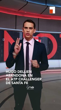 #Deportes | El tenista nacional no pudo contener su ira, tiró la raqueta en tres oportunidades y terminó abandonando en los octavos de final del ATP Challenger de Santa Fe.