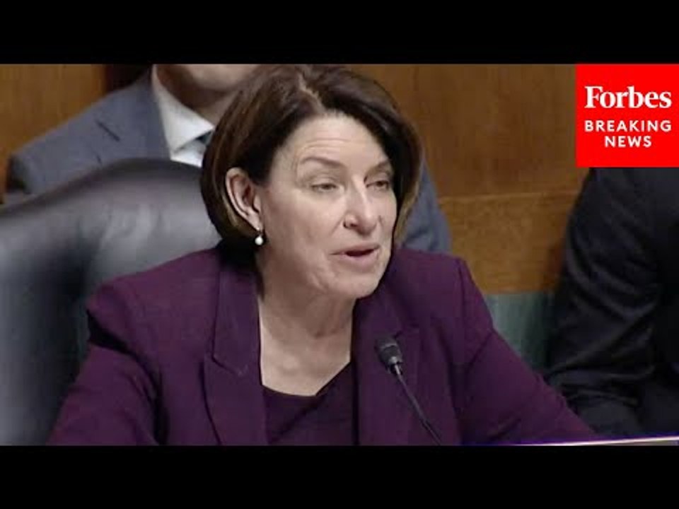 Amy Klobuchar Leads Senate Judiciary Committee Hearing On Competition And Economic Resiliency