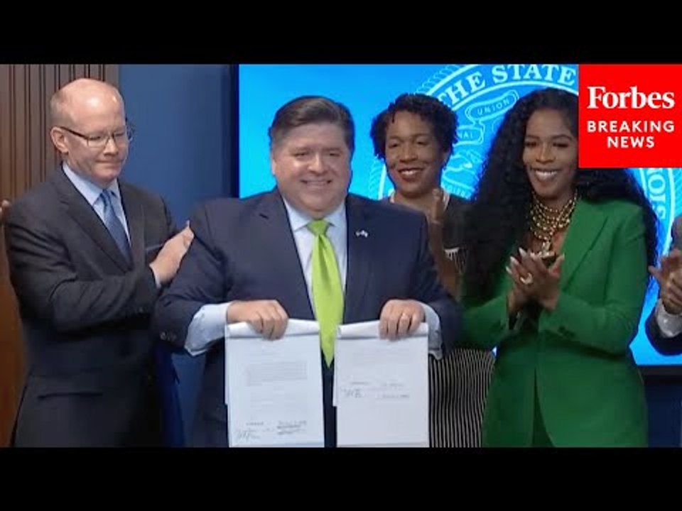 Gov. JB Pritzker Signs The Illinois State Budget For Fiscal Year 2025 ...
