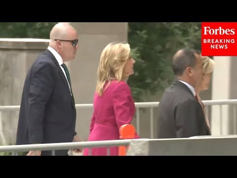 BREAKING NEWS: First Lady Dr. Jill Biden Arrives For Hearing In Hunter Biden’s Federal Gun Trial