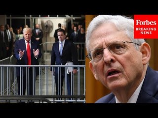 Garland Asked Point Blank About Number Three DOJ Official Leaving To Help Prosecute Trump In NYC