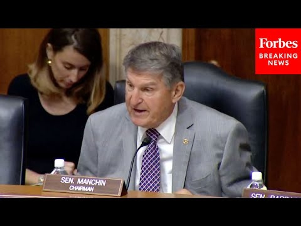Joe Manchin Chairs First Senate Energy Committee Hearing As Independent After Leaving Dems