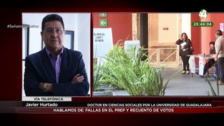 Doctor Javier Hurtado nos habla sobre las fallas en el PREP y el recuento de votos