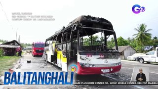 Pampasaherong bus na pa-Samar, nasunog | Balitanghali