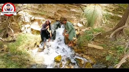 Water Fall. Natural water from hill