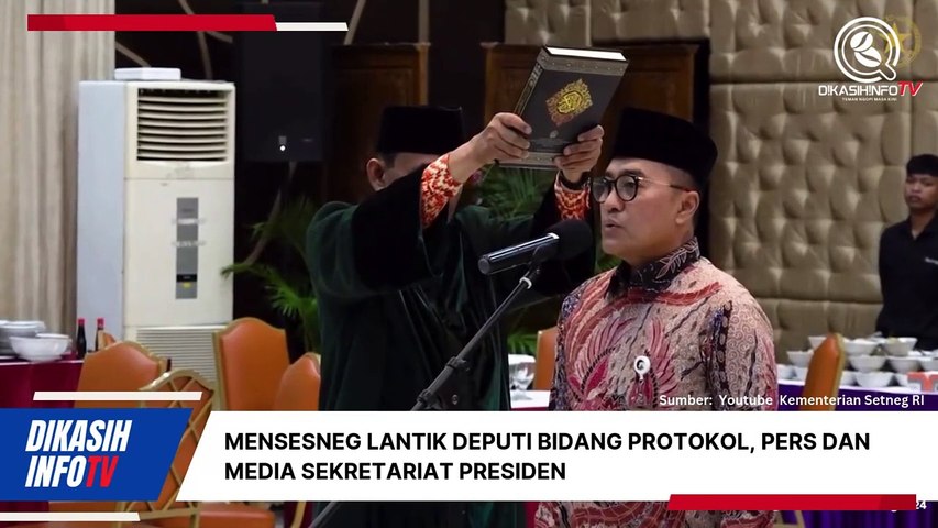 Momen Mensesneg Melantik Deputi Bidang Protokol, Pers dan Media Sekretariat Presiden