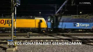 Súlyos vonatbaleset Csehországban