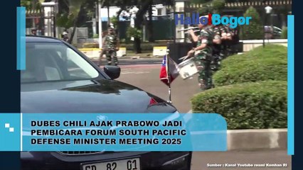 Dubes Chili Undang Prabowo Jadi Pembicara di Forum Menteri Pertahanan South Pacific 2025