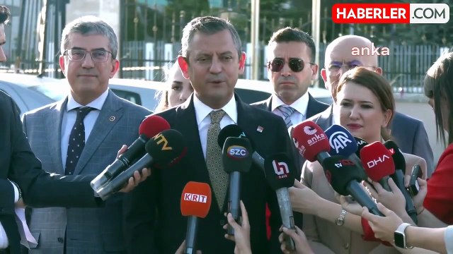 Özgür Özel'den Cumhurbaşkanı Erdoğan ile Akşener'in Beştepe'deki görüşmesine ilk yorum