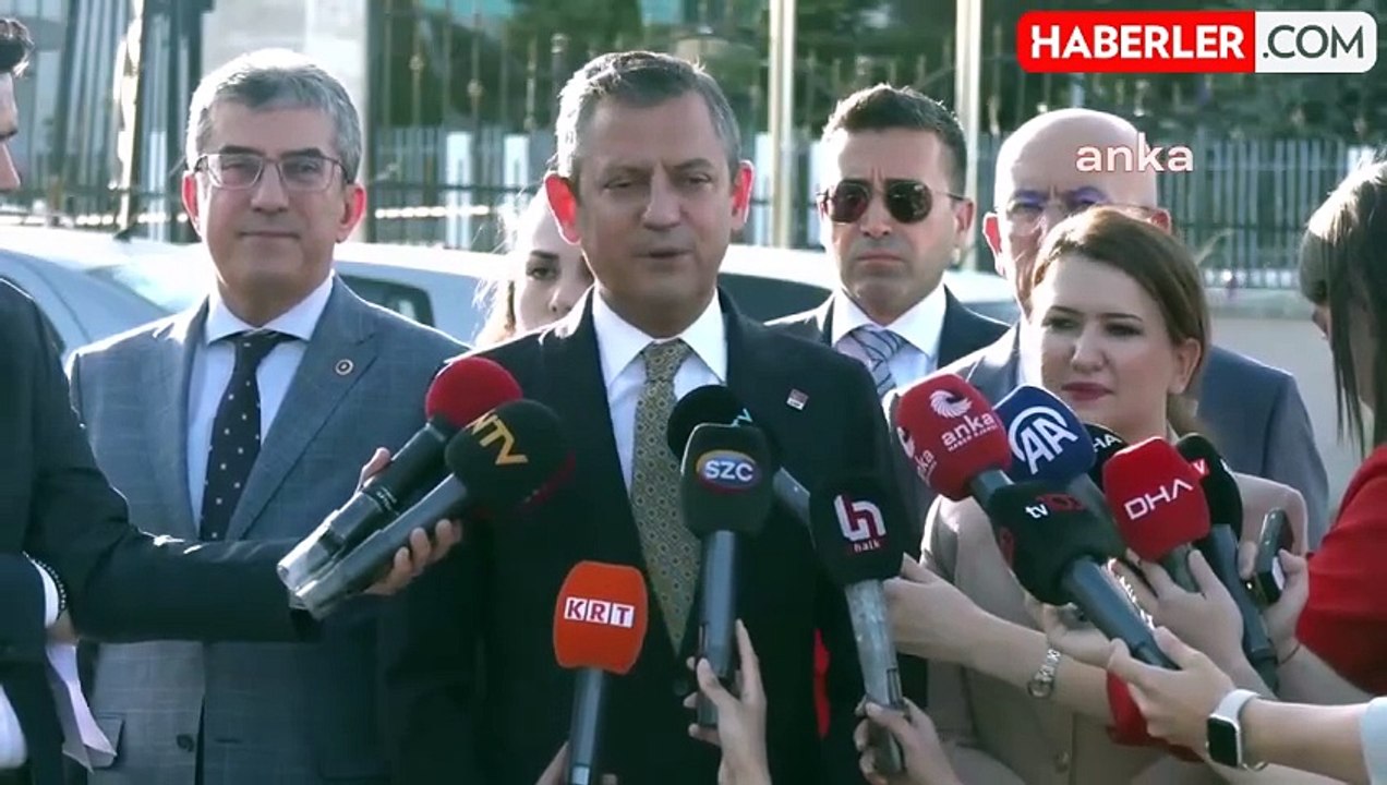 Özgür Özel'den Cumhurbaşkanı Erdoğan ile Akşener'in Beştepe'deki görüşmesine ilk yorum