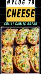 Instant Cheese chilli garlic bread