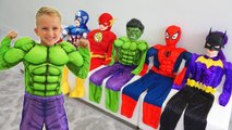 Vlad turns into a superheroes - Compilation video for children
