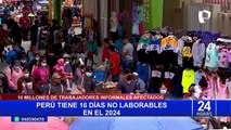 Feriados 2024 en Perú: estos son los próximos días no laborables en el calendario