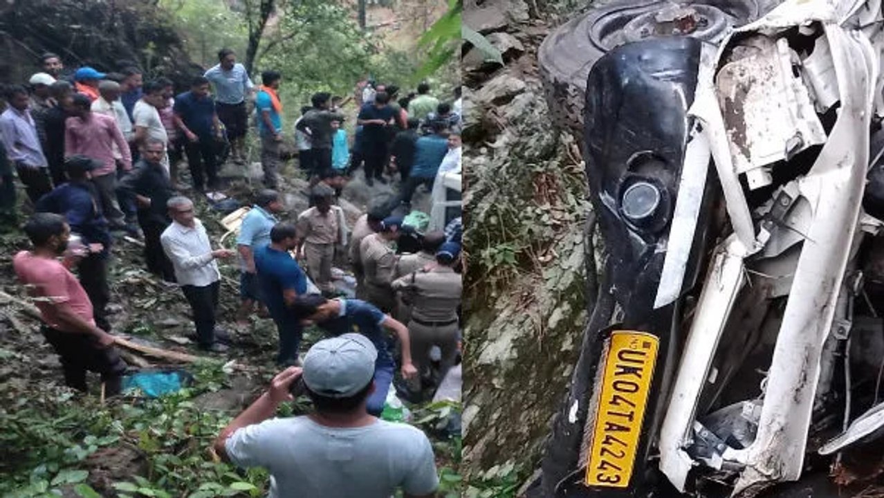 Nainital accident: हल्द्वानी में गहरी खाई में ग...