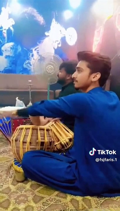 Tabla playing my son Faris shamir