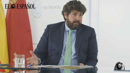 El presidente de la Región de Murcia opinando sobre la estrategia política del presidente del Gobienro, Pedro Sánchez.
