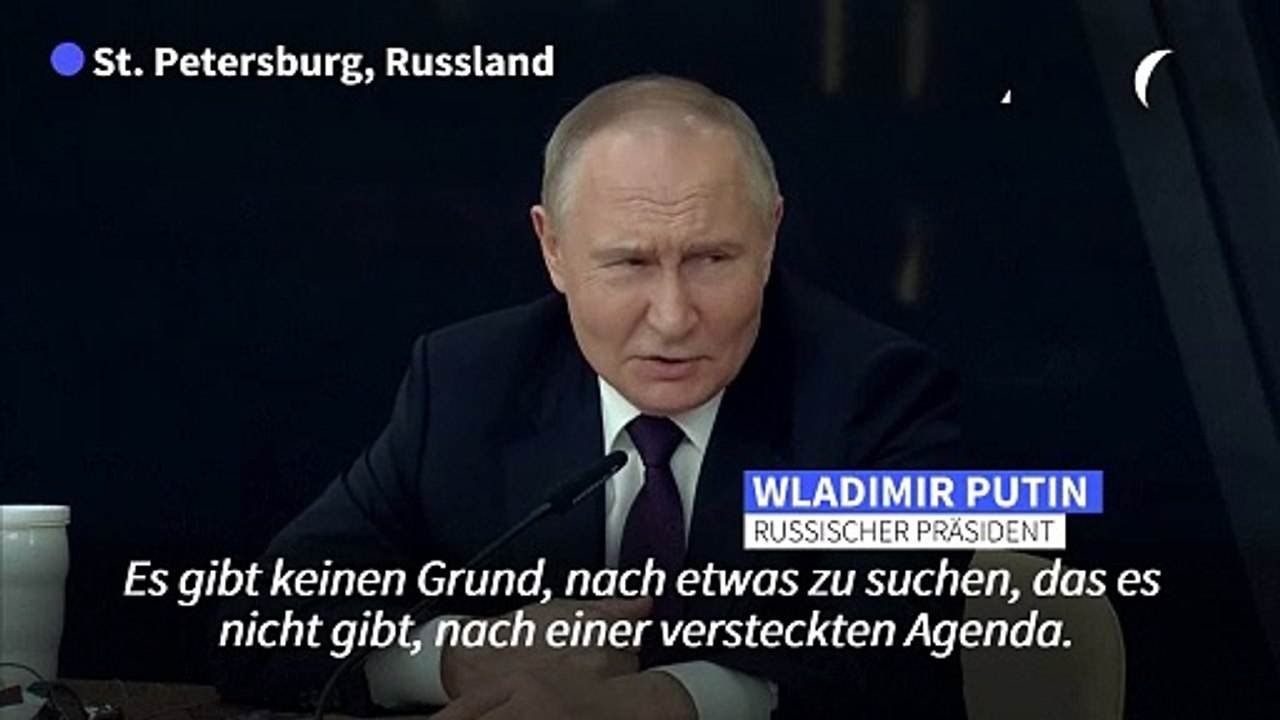 Putin weist angebliche 'imperiale Ambitionen' Russlands als 'Schwachsinn' zurück