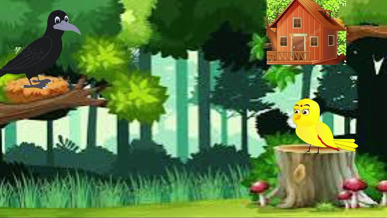 Mehenti Chidya Aur Kahil Kawwa l مہنتی چڑیا اور کاہل کوا l Urdu Stories l Moral Stories l Kahanian