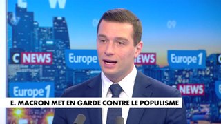 Jordan Bardella veut affliger à Emmanuel Macron la sanction électorale la plus lourde possible
