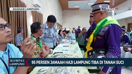 95 Persen Jamaah Haji Lampung Sudah Tiba di Tanah Suci