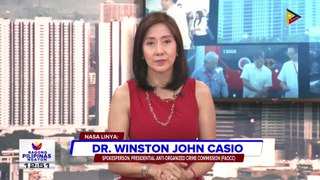 Panayam kay PAOCC Spokesperson Dr. Winston John Casio kaugnay ng POGO raid sa Pampanga at ng tax evasion case laban kay Bamban Mayor Alice Guo