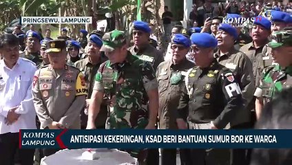 Antisipasi Kekeringan, KSAD Beri Bantuan Sumur Bor ke Warga