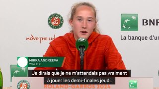 Roland-Garros - Andreeva 