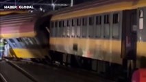 Çekya'da iki tren kafa kafaya çarpıştı: Ölü ve yaralılar var
