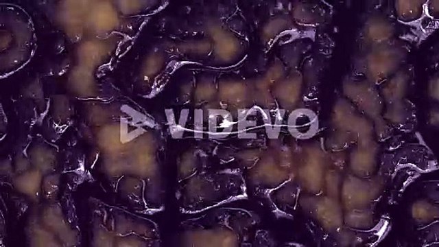 Futuristic flowing liquid blue and dark waves pattern