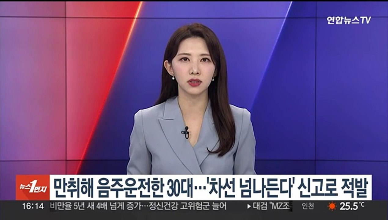 만취 상태로 음주운전한 30대…'차선 넘나든다' 시민 신고로 적발