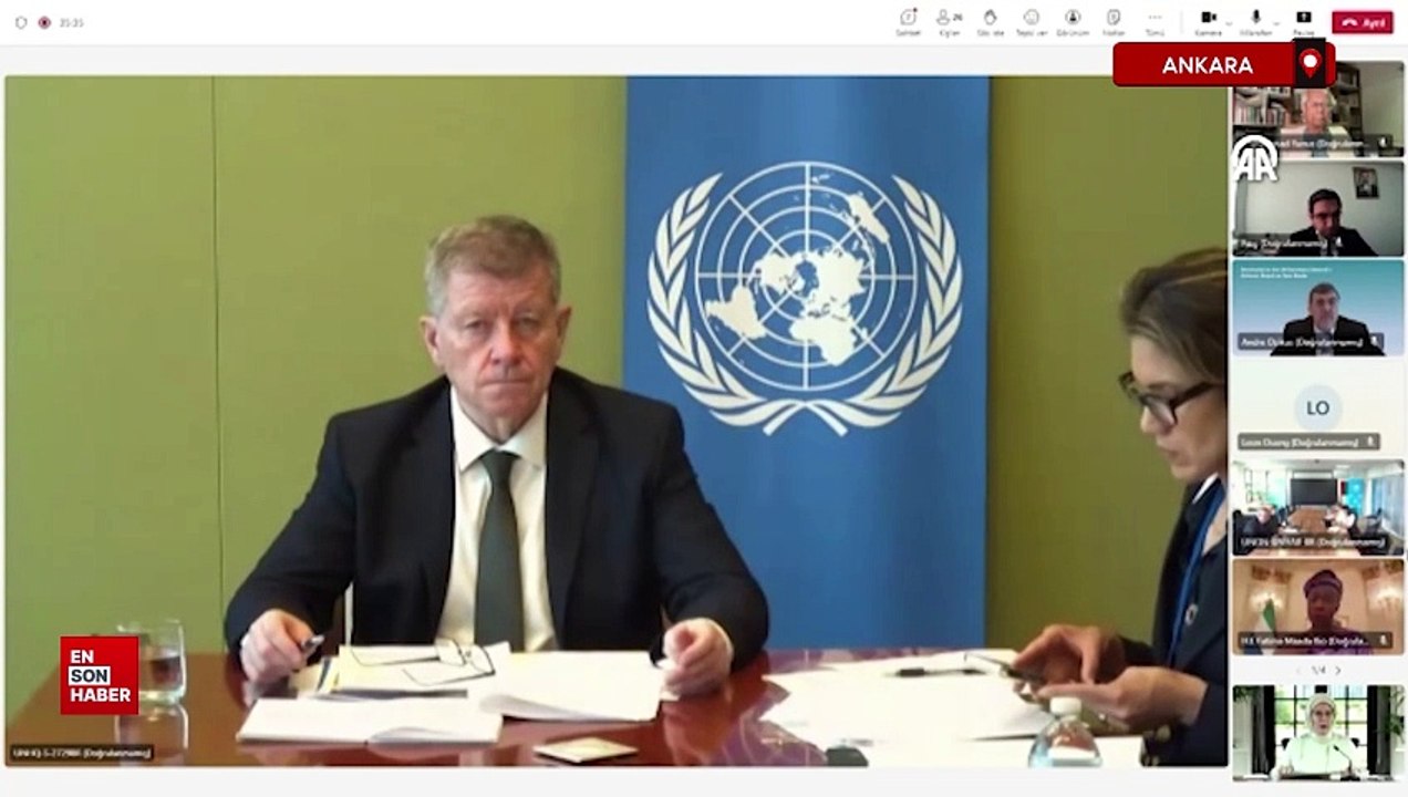 Emine Erdoğan, "BM Sıfır Atık Yüksek Düzeyli Şahsiyetler Danışma Kurulu"nun toplantısına başkanlık etti