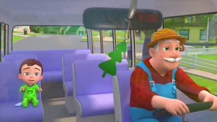 The Wheels on The Bus Song (Animal Version) _ Lalafun Nursery Rhymes & Kids Songs