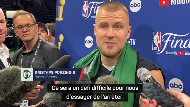 Celtics - Porzingis : "Un défi difficile pour nous d'essayer d'arrêter Doncic"