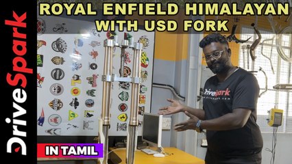 Descargar video: Royal Enfield Himalayan With NMW's USD Fork | Pearlvin Ashby