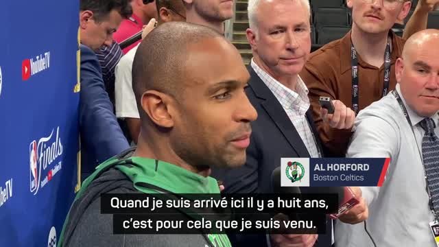 Celtics - Horford : Personne ne va se mettre la pression plus que nous