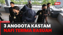 Tiga pembantu penguasa Kastam mengaku tak salah terima rasuah kes lori lolos pemeriksaan