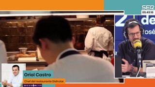 José Luis Sastre habla con Oriol Castro, chef del restaurante Disfrutar