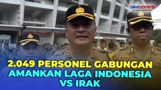 2.049 Personel Gabungan Disiagakan Amankan Laga Timnas Indonesia Vs Irak, Presiden Jokowi Direncanakan Hadir