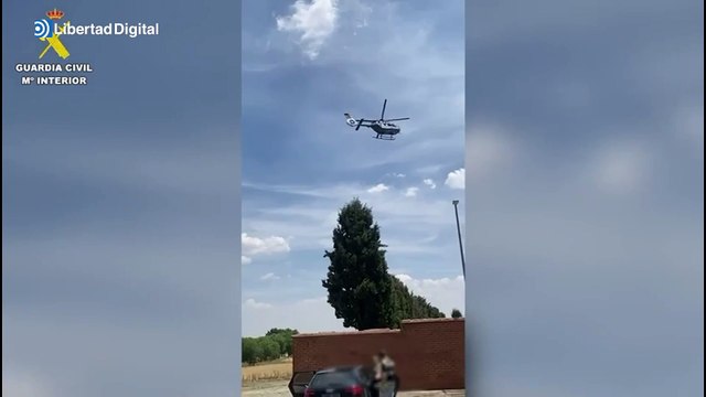 Así fue la detención de los presuntos asesinos de Borja Villacís vista desde un helicóptero