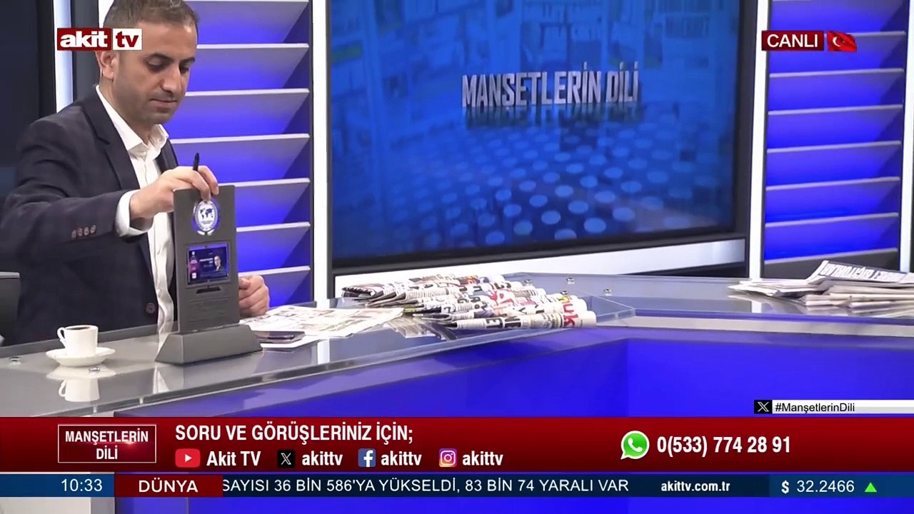 Manşetlerin Dili programı sabah programı ödüllü aldı! Milleti algılardan uyandırmaya devam ediyoruz!