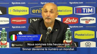 Luciano Spalletti félicite Jannik Sinner pour son rang de numéro 1 mondial