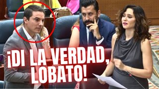 El lacayo de Sánchez hace un ridículo histórico en la Asamblea y Ayuso le remata con el caso Begoña