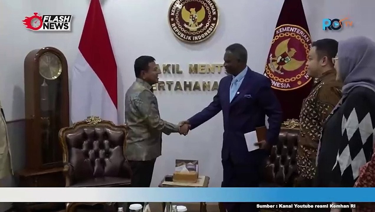 Delegasi regional komite internasional Palang Merah mengunjungi Kementerian Pertahanan RI
