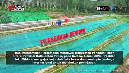 KESAN PARA DUBES SAAT MELIHAT PERSEMAIAN MENTAWIR DI IKN BERSAMA JOKOWI