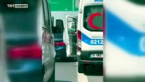 Trafik kurallarına uymayan ambulans şoförü ve araç sürücüsüne ceza