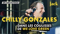 En backstage avec Chilly Gonzales à We Love Green
