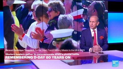 Download Video: 'Shadow of Ukraine war hangs over D-Day commemorations'