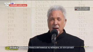 D-Day: le chanteur Tom Jones interprète 