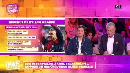 Lors de son passage à Paris, Kylian Mbappé a rapporté 261 millions d'euros à l'État français